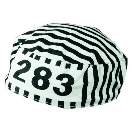 Czapka więzienna - pasiak